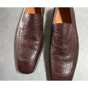 Gucci Men's Brown Leather Loafers
